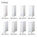 隙間収納 幅 30cm すき間 収納 棚 洗面所 キッチン 4段 引き出し ランドリー キャスターつき コンセント付き 日本製 高品質 白 ホワイト 【納期C】【jea-rsw-3044】