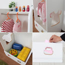 ハンガーラック キッズ 子供 かわいい 白 ホワイト ハンガー 【納期C】【jea-tsh-59h】