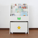 本棚 キッズ 本立て 子供用 マガジンラック ワゴンつき 【納期C】【jea-tsm-59h】