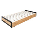 スノコベッド すのこベット フレーム 単品 西海岸 おしゃれ シンプル S シングルサイズ 床下 収納スペース アメリカン マットレス別売り 【納期C】【jea-wci-be2000】