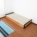 スノコベッド すのこベット フレーム 単品 西海岸 おしゃれ シンプル S シングルサイズ 床下 収納スペース アメリカン マットレス別売り 【納期C】【jea-wci-be2000】