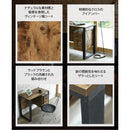 デスク 机 おしゃれ ビンテージ風 引き出し付き 【納期A】【jkp-fbr-0002】