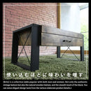 センターテーブル ローテーブル リビング ガラス天板 見せる収納 コレクションテーブル おしゃれ ビンテージ風 【納期A】【jkp-fbr-0005】