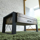 センターテーブル ローテーブル リビング ガラス天板 見せる収納 コレクションテーブル おしゃれ ビンテージ風 【納期A】【jkp-fbr-0005】