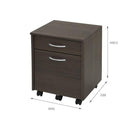 デスクワゴン チェスト キャスターつき 引き出し 収納棚 A4サイズ対応 収納可能 棚 シンプル おしゃれ ワイド ワゴン シック 落ち着いた メンズライク 取っ手 【納期A】【jkp-fwd-0008】