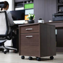 デスクワゴン チェスト キャスターつき 引き出し 収納棚 A4サイズ対応 収納可能 棚 シンプル おしゃれ ワイド ワゴン シック 落ち着いた メンズライク 取っ手 【納期A】【jkp-fwd-0008】