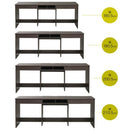 デスク 机 ワイド 作業台 勉強机 横長 オフィス 書斎 パソコンテーブル PC 事務所 背面収納 配線 コード 壁寄せ 壁付け 引き出し 180cm 190cm 200cm 210cm 幅 【納期A】【jkp-fwd-wideset】