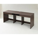 デスク 机 ワイド 作業台 勉強机 横長 オフィス 書斎 パソコンテーブル PC 事務所 背面収納 配線 コード 壁寄せ 壁付け 引き出し 180cm 190cm 200cm 210cm 幅 【納期A】【jkp-fwd-wideset】