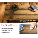 センターテーブル リビングテーブル ローテーブル ビンテージ風 ブルックリン カフェ風 おしゃれ レトロ感 アンティーク調 かっこいい cafe 天板 木目 棚 ラック 【納期A】【jkp-kks-0018】