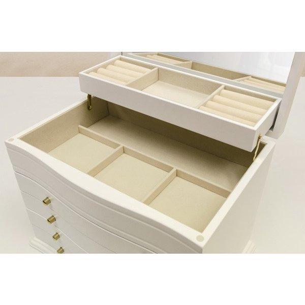 ジュエリーケース 木製 おしゃれ 収納 アクセサリーボックス 宝石箱 ジュエリーボックス アクセサリーケース 入れ物 アクセ 収納箱 引き出し 蓋 【納期B】【jmc210】