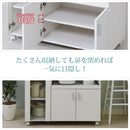 キッチンカウンター 90 幅 間仕切り 背面化粧 収納 キッチンボード おしゃれ 北欧 白 ホワイト レンジ台 キッチン収納 食器棚 シンプル キャビネット 収納棚 【納期A】【jp-fap-0017】