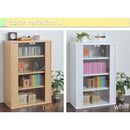 ディスプレイラック コレクションラック フィギュアケース ガラス扉 収納ラック 棚 キャビネット リビング 白 ホワイト ナチュラル 木目 ロータイプ 北欧 カフェ 【納期A】【jp-fr-046】