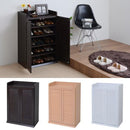 シューズボックス 靴箱 ルーバー扉 通気性 蒸れない 玄関収納 シューズラック 下駄箱 シンプル 幅 60cm コンパクト 省スペース 小さめ ひとり暮らし 一人暮らし 【納期A】【jp-sgt-0101】