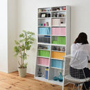 本棚 大容量 可動棚 1cmピッチ サイズ調整 薄型 スリム 薄い 壁面収納 オープンラック 書棚 ブックラック コレクション おしゃれ シンプル 北欧 白 ホワイト 茶 【納期A】【jp-yh-110h】