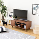 テレビ台 テレビボード TV台 TVボード ローボード 棚 収納 ドア 扉付き コンパクト 省スペース 小さい ミニ かわいい おしゃれ 収納 棚 木目 北欧 1人暮らし 【納期A】【jpk-fap-0004】