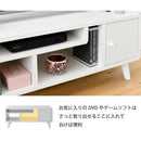 テレビ台 テレビボード TV台 TVボード ローボード 棚 収納 ドア 扉付き コンパクト 省スペース 小さい ミニ かわいい おしゃれ 収納 棚 木目 北欧 1人暮らし 【納期A】【jpk-fap-0004】