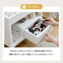 ドレッサー 鏡 ミラー 収納スペース 大容量 引き出し テーブル デスク 机 コンパクト 省スペース 小さい ミニ かわいい おしゃれ 収納 棚 木目 北欧 1人暮らし 【納期A】【jpk-fap-0012】