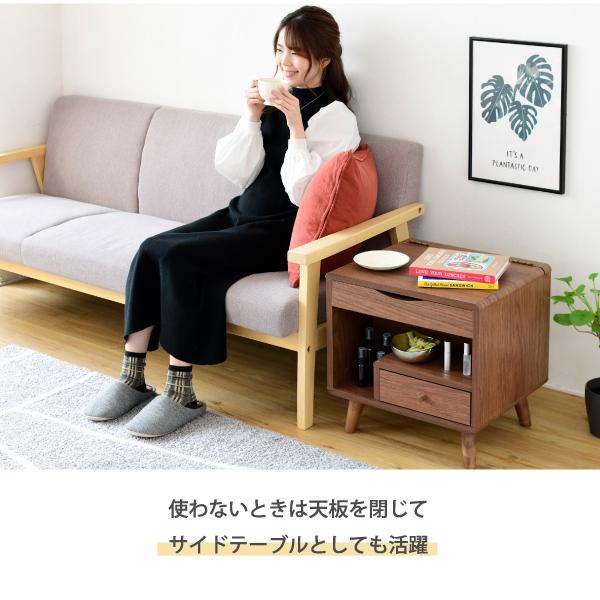 ドレッサー 鏡 ミラー 収納スペース 大容量 引き出し テーブル デスク 机 コンパクト 省スペース 小さい ミニ かわいい おしゃれ 収納 棚 木目 北欧 1人暮らし 【納期A】【jpk-fap-0012】