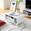 リビングテーブル センターテーブル ローテーブル オープンラック 引き出し コンパクト 省スペース 小さい ミニ かわいい おしゃれ 収納 棚 木目 北欧 1人暮らし 【納期A】【jpk-fap-0013】