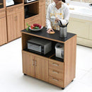 キッチンカウンター 幅90cm キッチンワゴン キャスター付き おしゃれ 北欧 仕切り コンパクト 北欧 レンジ台 食器棚 スライドレール 家電 炊飯器 コンセント付き 【納期A】【jpk-fap-0030】