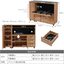 キッチンカウンター 120cm 幅 キッチンワゴン キッチン収納 おしゃれ 食器棚 引き出し コンパクト 北欧 レンジ台 レンジボード 家電 コンセント キャスターつき 【納期A】【jpk-fap-0030set】