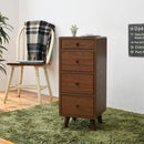 チェスト 収納棚 コンパクト 省スペース 小さい ミニ 小型 4段 引き出し 引出し 収納 棚 木目 柄 北欧 ナチュラル カントリー おしゃれ ひとり暮らし 1人暮らし 【納期A】【jpk-fap-0031】