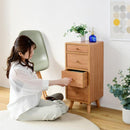 チェスト 収納棚 コンパクト 省スペース 小さい ミニ 小型 4段 引き出し 引出し 収納 棚 木目 柄 北欧 ナチュラル カントリー おしゃれ ひとり暮らし 1人暮らし 【納期A】【jpk-fap-0031】