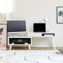 デスク 机 ラック 伸縮式 収納棚 コンパクト 省スペース 小さい ミニ 小型 引き出し 引出し 収納 棚 木目 北欧 ナチュラル カントリー ひとり暮らし 1人暮らし 【納期A】【jpk-fap-0036】