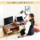 デスク 机 ラック 伸縮式 収納棚 コンパクト 省スペース 小さい ミニ 小型 引き出し 引出し 収納 棚 木目 北欧 ナチュラル カントリー ひとり暮らし 1人暮らし 【納期A】【jpk-fap-0036】