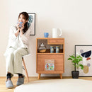 食器棚 チェスト 収納棚 フラップ扉 コンパクト 省スペース コンセント 2口 小さい ミニ 小型 オープンラック 引き出し 北欧 ナチュラル ひとり暮らし 1人暮らし 【納期A】【jpk-fap-0037】