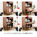 食器棚 チェスト 収納棚 フラップ扉 コンパクト 省スペース コンセント 2口 小さい ミニ 小型 オープンラック 引き出し 北欧 ナチュラル ひとり暮らし 1人暮らし 【納期A】【jpk-fap-0037】