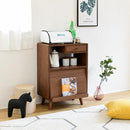 食器棚 チェスト 収納棚 フラップ扉 コンパクト 省スペース コンセント 2口 小さい ミニ 小型 オープンラック 引き出し 北欧 ナチュラル ひとり暮らし 1人暮らし 【納期A】【jpk-fap-0037】