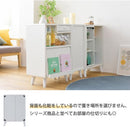 ラック スライド扉 スライドドア 収納棚 オープンラック コンパクト 省スペース 小さい ミニ 小型 かわいい おしゃれ 北欧 ナチュラル カントリー 1人暮らし 【納期A】【jpk-fap-0038】