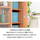 ラック スライド扉 スライドドア 収納棚 オープンラック コンパクト 省スペース 小さい ミニ 小型 かわいい おしゃれ 北欧 ナチュラル カントリー 1人暮らし 【納期A】【jpk-fap-0038】