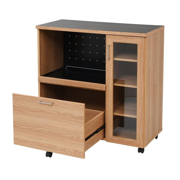 キッチンカウンター キッチンワゴン 幅90cm おしゃれ コンパクト 北欧