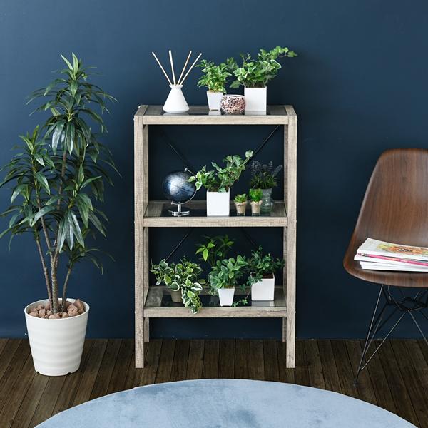 ラック 棚 飾り 収納 木製 インテリア ガラス天板 おしゃれ 幅 60cm 見せる 魅せる アンティーク調べ レトロ風 ナチュラル カントリー 北欧 【納期A】【jpk-faw-0002】