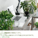 デスク シンプル ガラス天板 木製 おしゃれ 北欧 レトロ アンティーク ウッド インテリア ナチュラル カントリー 【納期A】【jpk-faw-0003】