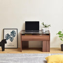 デスク 机 ローデスク ロータイプ テーブル ガラス天板 収納棚 収納ラック 引き出し オープンラック 北欧 ナチュラル カントリー おしゃれ シンプル 白 ホワイト 【納期A】【jpk-fdr-0003】