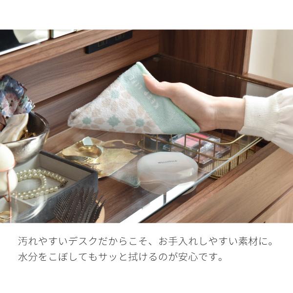 デスク 机 ローデスク ロータイプ テーブル ガラス天板 収納棚 収納ラック 引き出し オープンラック 北欧 ナチュラル カントリー おしゃれ シンプル 白 ホワイト 【納期A】【jpk-fdr-0003】