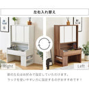 ドレッサー 三面鏡 ロータイプ 低い 3面鏡 化粧台 収納棚 収納ラック 引き出し 棚 可動棚 北欧 ナチュラル カントリー おしゃれ シンプル 白 ホワイト 【納期A】【jpk-fdr-0003set】