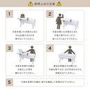 リフティングテーブル ドレッサーデスク 昇降式テーブル 幅80cm センターテーブル ロータイプ リフトアップ リビング 白 ホワイト 机 鏡 ミラー 天板下 収納 【納期A】【jpk-fdr-0007】