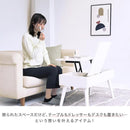 リフティングテーブル ドレッサーデスク 昇降式テーブル 幅80cm センターテーブル ロータイプ リフトアップ リビング 白 ホワイト 机 鏡 ミラー 天板下 収納 【納期A】【jpk-fdr-0007】