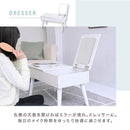 リフティングテーブル ドレッサーデスク 昇降式テーブル 幅80cm センターテーブル ロータイプ リフトアップ リビング 白 ホワイト 机 鏡 ミラー 天板下 収納 【納期A】【jpk-fdr-0007】