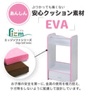 ハンガーラック 子供用 子ども用 キッズ 安全 安心 EVA クッション素材 低学年 小学校 保育園 幼稚園 おしゃれ 怪我防止 ケガ対策 引き出し キャスター付き POP 【納期A】【jpk-fes-0004】