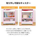 ランドセルラック 収納j棚 子供用 子ども用 キッズ キャスター付き オープンラック 安全 安心 EVA クッション 低学年 小学校 保育園 幼稚園 おしゃれ 可動棚 【納期A】【jpk-fes-0007】