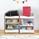 ランドセルラック 収納j棚 子供用 子ども用 キッズ キャスター付き オープンラック 安全 安心 EVA クッション 低学年 小学校 保育園 幼稚園 おしゃれ 可動棚 【納期A】【jpk-fes-0007】