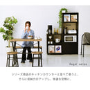 レンジ台 幅60 cm レンジラック 北欧 おしゃれ オープンラック 収納棚 スリム コンパクト 小型 スライド トレー トレイ フラップ扉 引き出し コンセント 食器棚 【納期A】【jpk-fkc-0008】