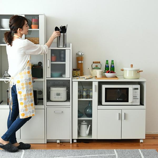 隙間収納 キッチン収納 隙間ラック 隙間家具 隙間ワゴン すき間収納ラック スリム食器棚 キッチン 引き出し ガラス扉 省スペース デッドスペース 有効活用 【納期A】【jpk-fkc-0645】