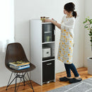 隙間収納 キッチン収納 隙間ラック 隙間家具 隙間ワゴン すき間収納ラック スリム食器棚 キッチン 引き出し ガラス扉 省スペース デッドスペース 有効活用 【納期A】【jpk-fkc-0645】