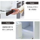 食器棚 スリム ハイタイプ 背の高い 家電 収納棚 収納ラック すき間 隙間 デッドスペース 可動棚 スライド トレー コンセント付 2口 引き出し シンプル おしゃれ 【納期A】【jpk-fkc-1532】